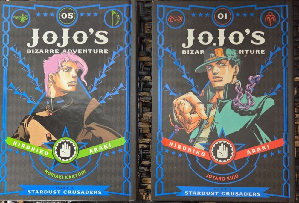 JoJo's Bizarre Adventure Part 3 Stardust Crusaders Vol 1 &5 HC